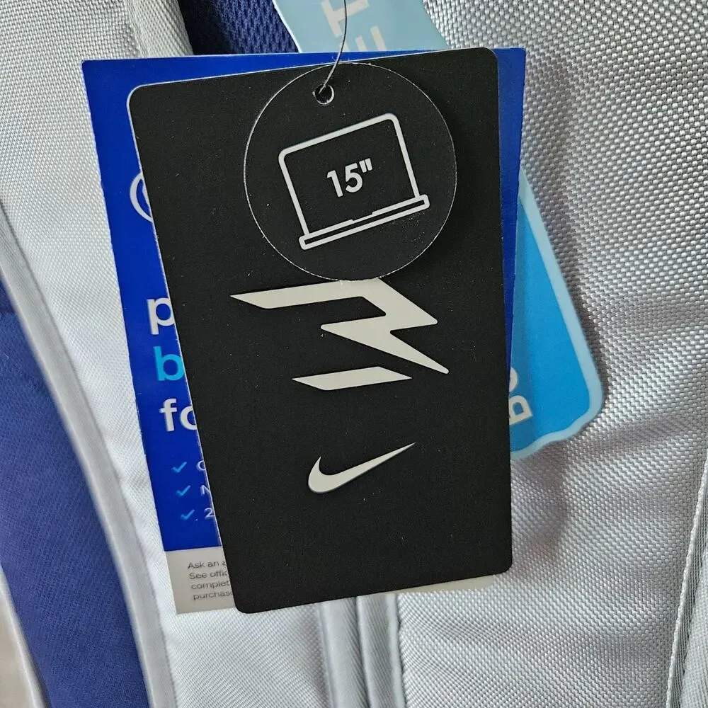 Nike Futura X Backpack 3 Brand By Russell Wilson w/ Laptop Sleeve Wolf Gray 21L